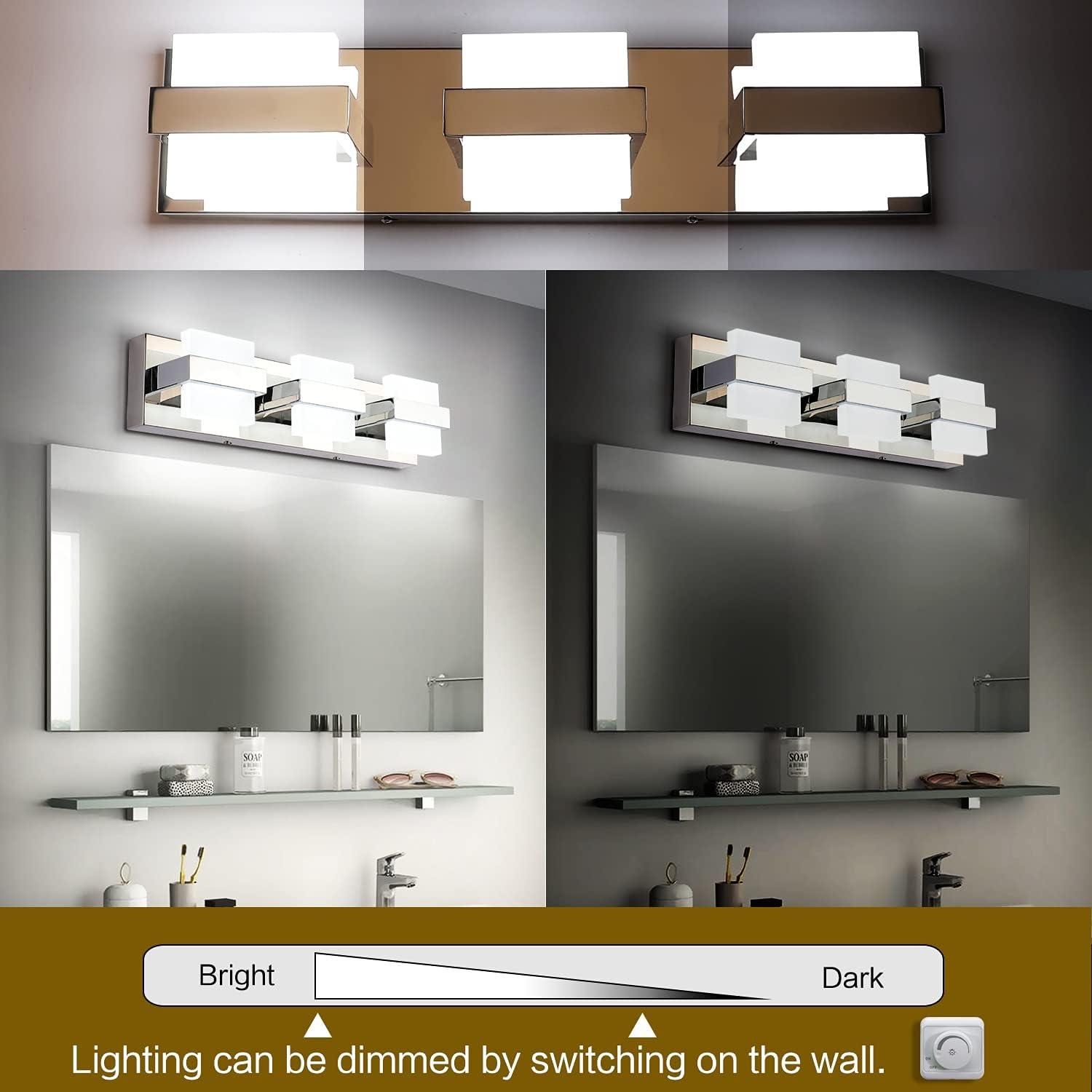 3 - Light Dimmable LED Vanity Light