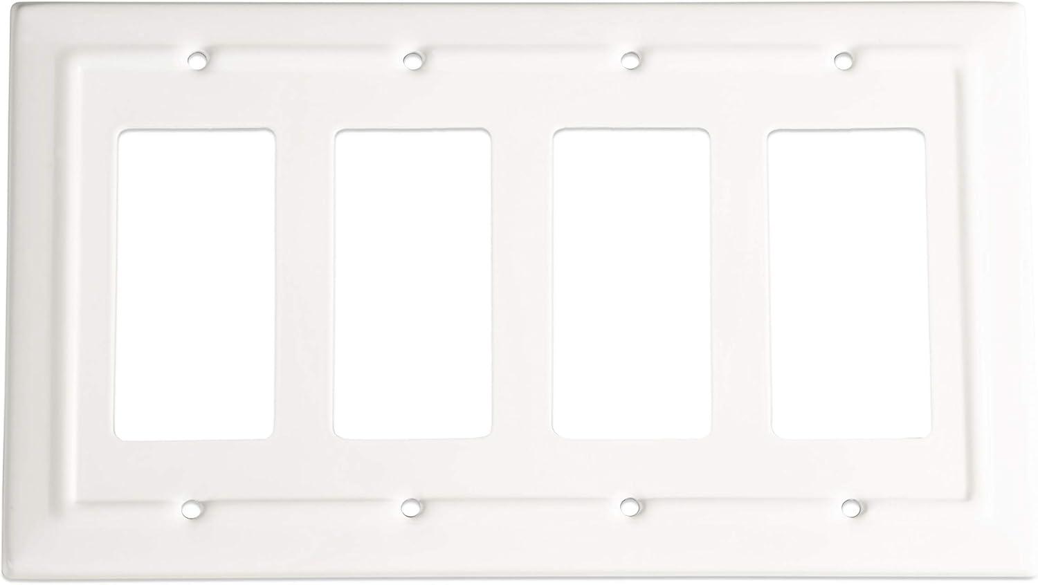 Architectural 4 - Gang Rocker Standard Wall Plate