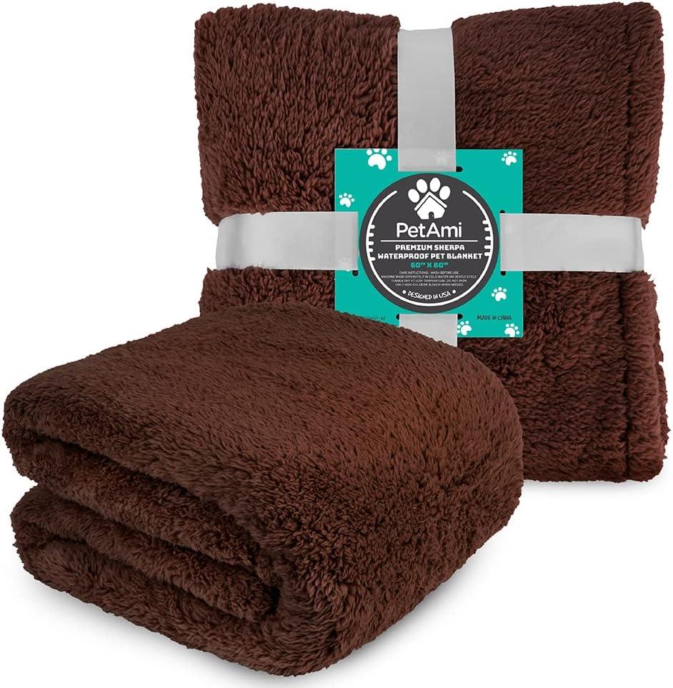 PetAmi Sherpa Fleece Pet Blanket
