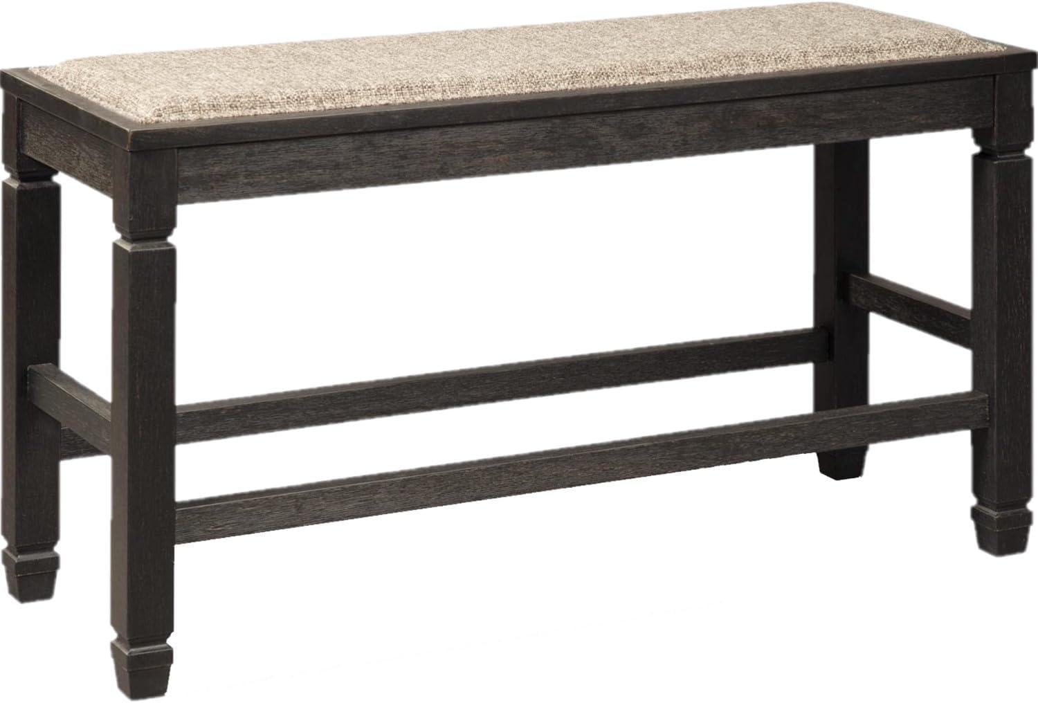 Signature Design by Ashley Casual Tyler Creek Counter Height Dining Bench  Antique Black