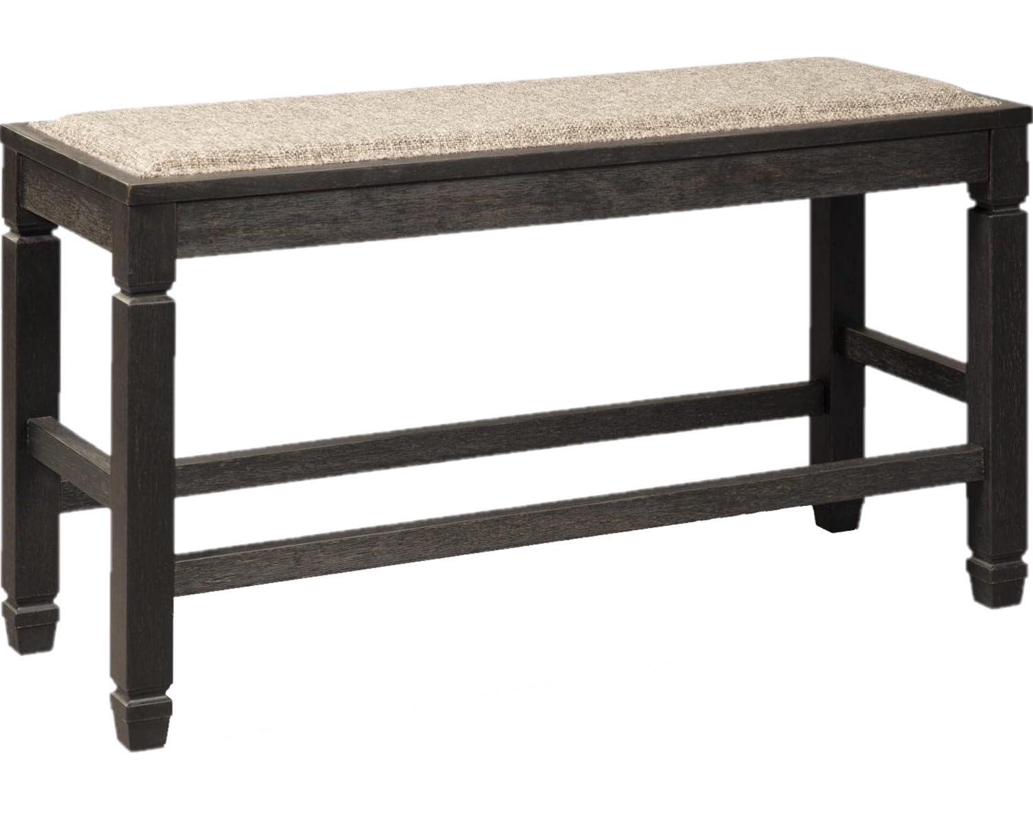 Signature Design by Ashley Casual Tyler Creek Counter Height Dining Bench  Antique Black