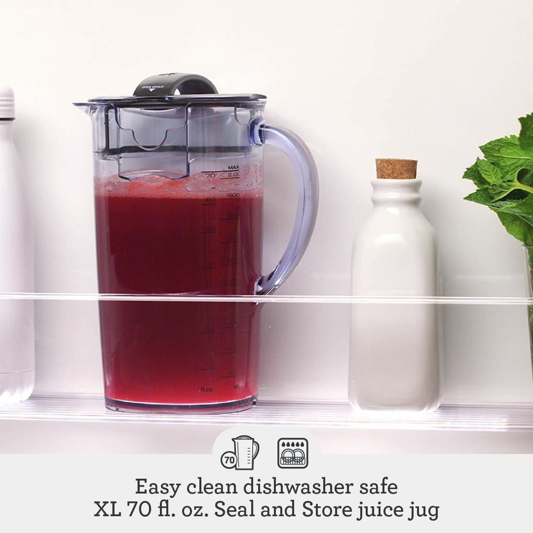 Breville Juice Fountain Cold Plus Brushed Stainless Steel BJE530BSS: 1000W Electric Juicer, 2 Speeds, Dishwasher-Safe Parts
