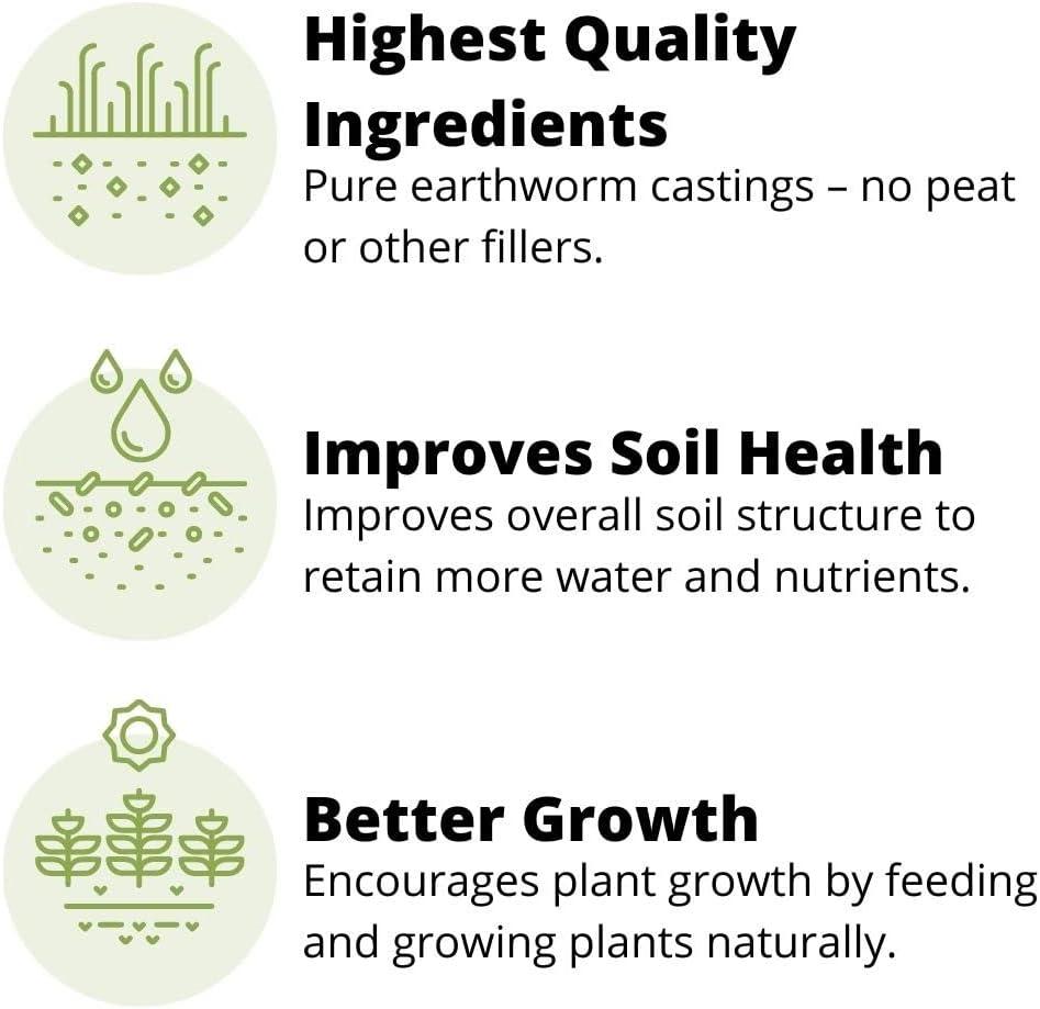 Earth Science Earthworm Castings Garden Fertilizer