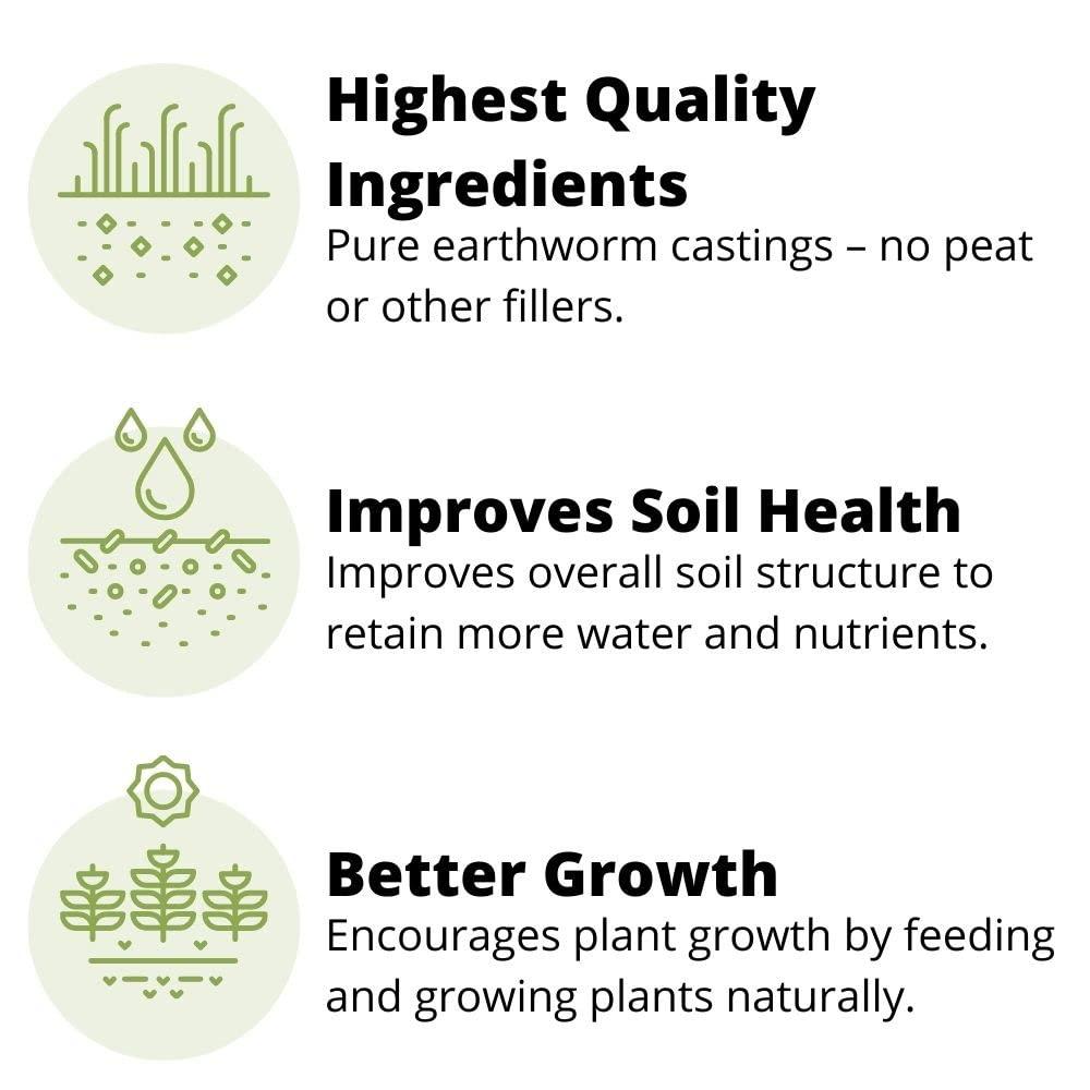 Earth Science Earthworm Castings Garden Fertilizer