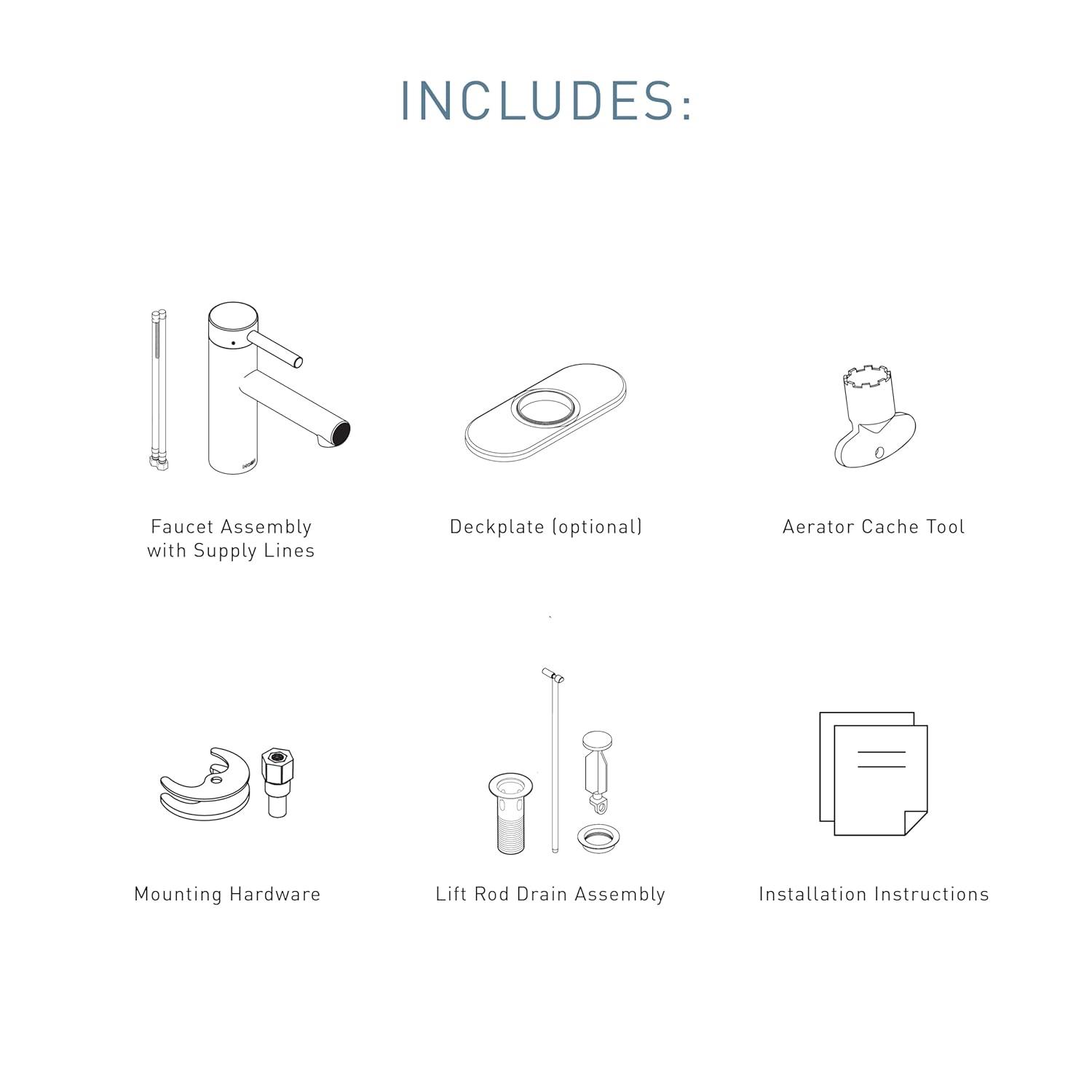 Align Single Hole Bathroom Faucet with Drain Assembly