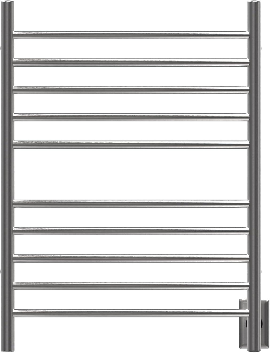 Wall Mount Radiant Curved Towel Warmer Hybrid Plug in/Hardwired