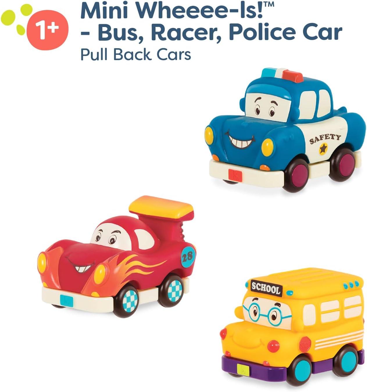B. Toys - Mini Pull-Back Vehicles Set, Bus &Cars