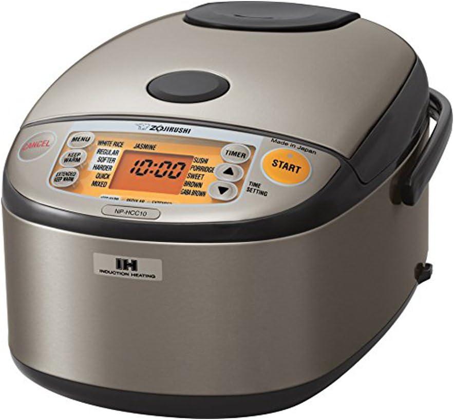 Zojirushi 5.5 Cup Induction Heating Rice Cooker & Warmer - Stainless Dark Gray