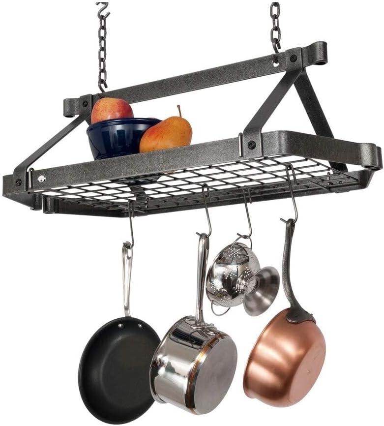 Stainless Steel Ceiling Mounted Hanging Pot Rack