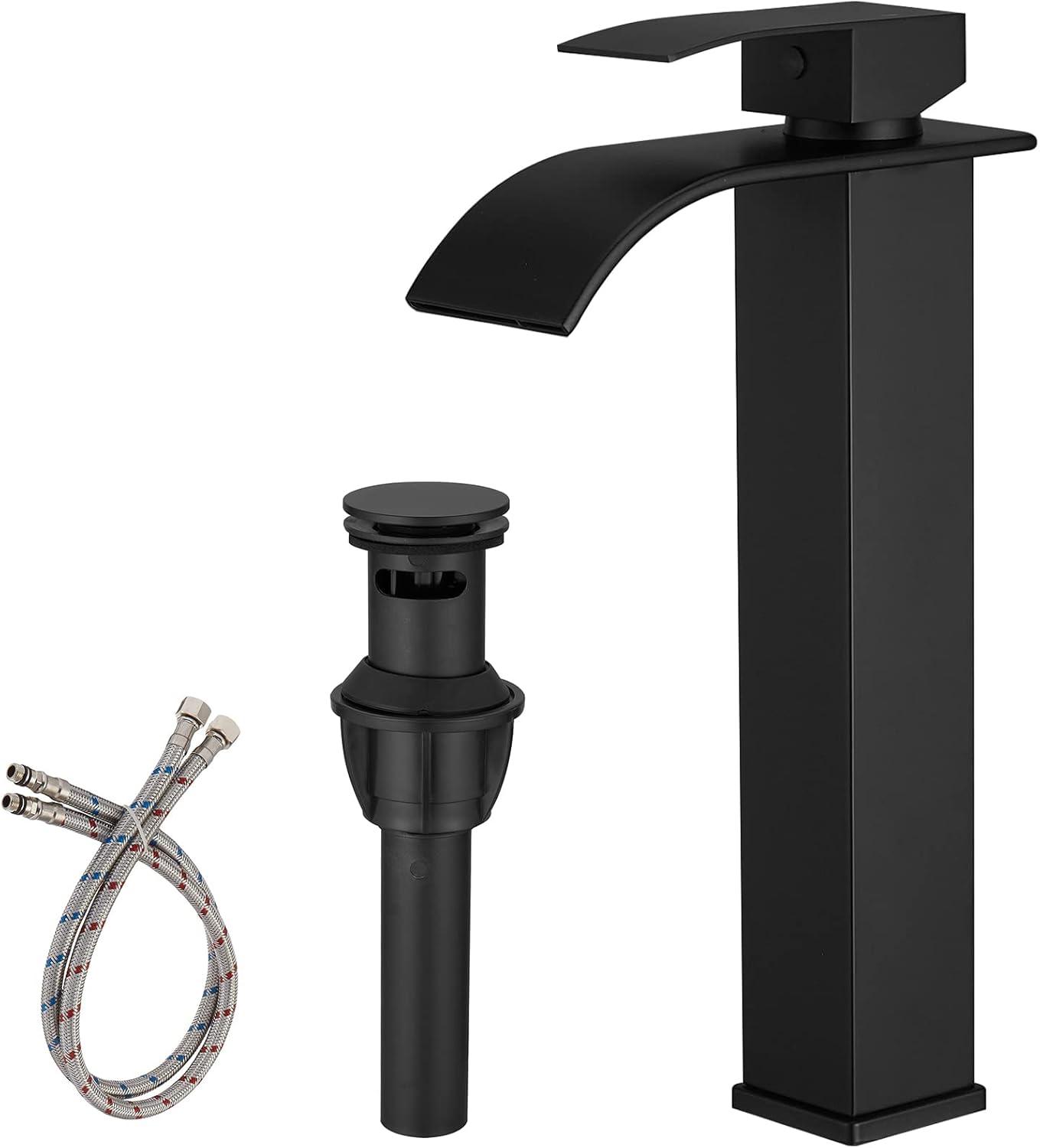Vessel Sink Faucet Single-handle Bathroom Faucet with Drain Assembly
