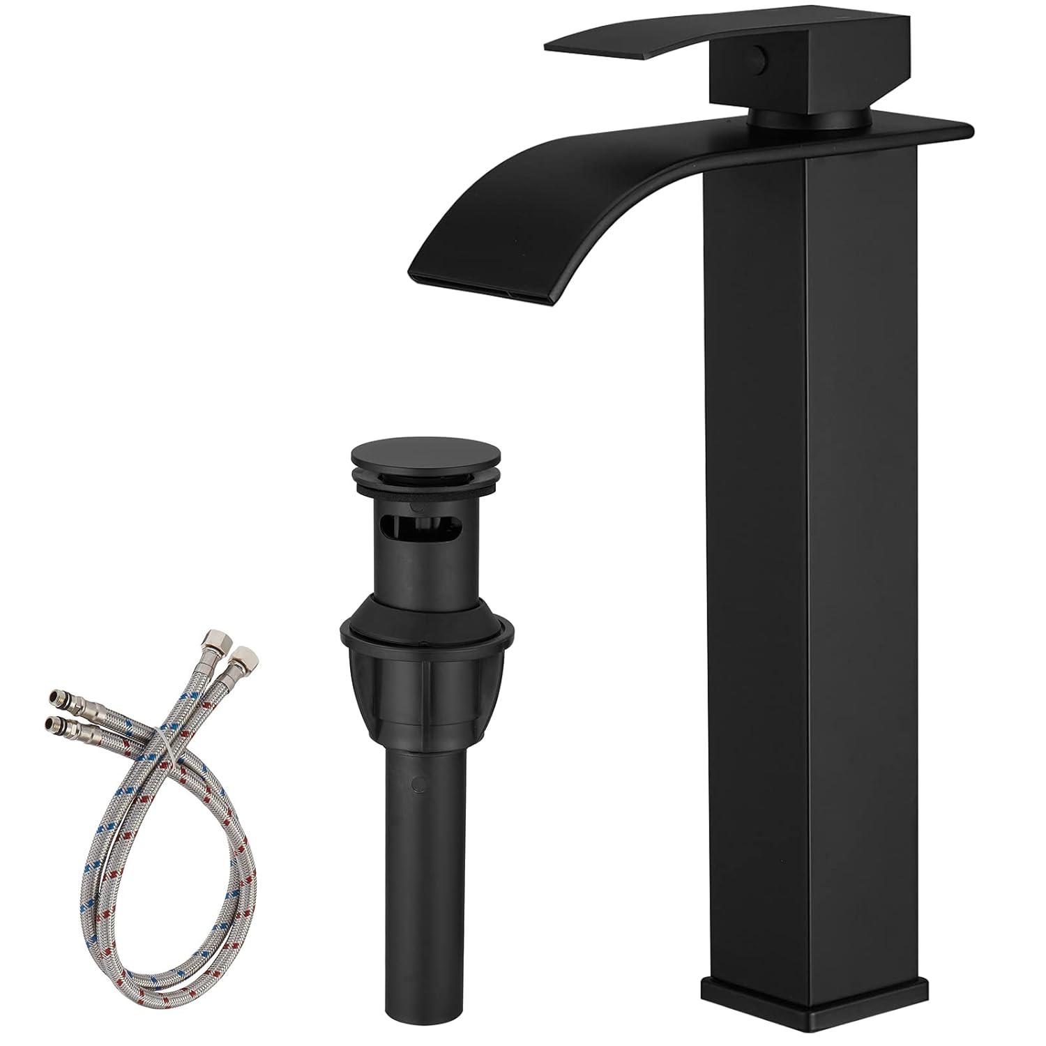 Vessel Sink Faucet Single-handle Bathroom Faucet with Drain Assembly