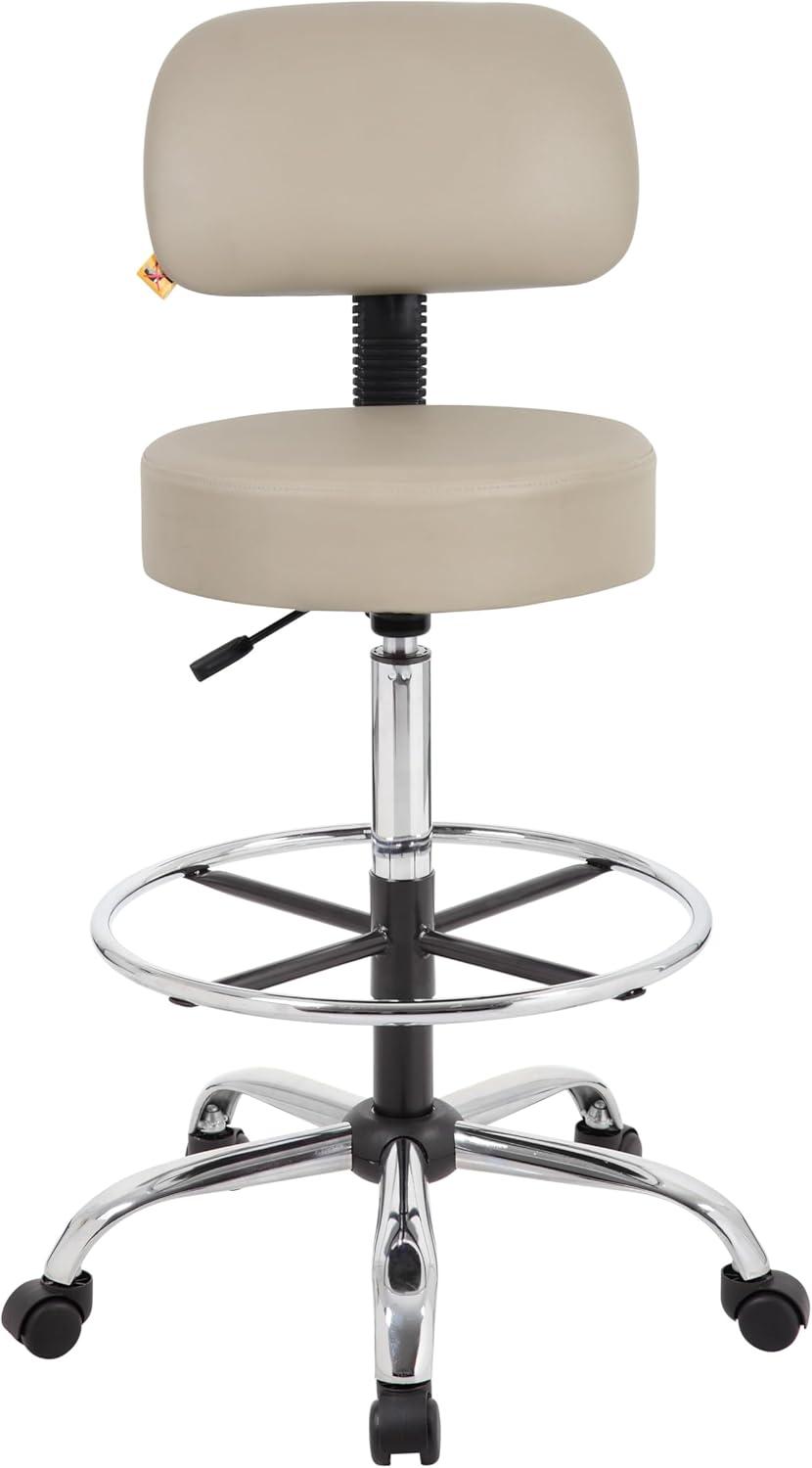 Boss Office Products Vinyl Drafting Chair
