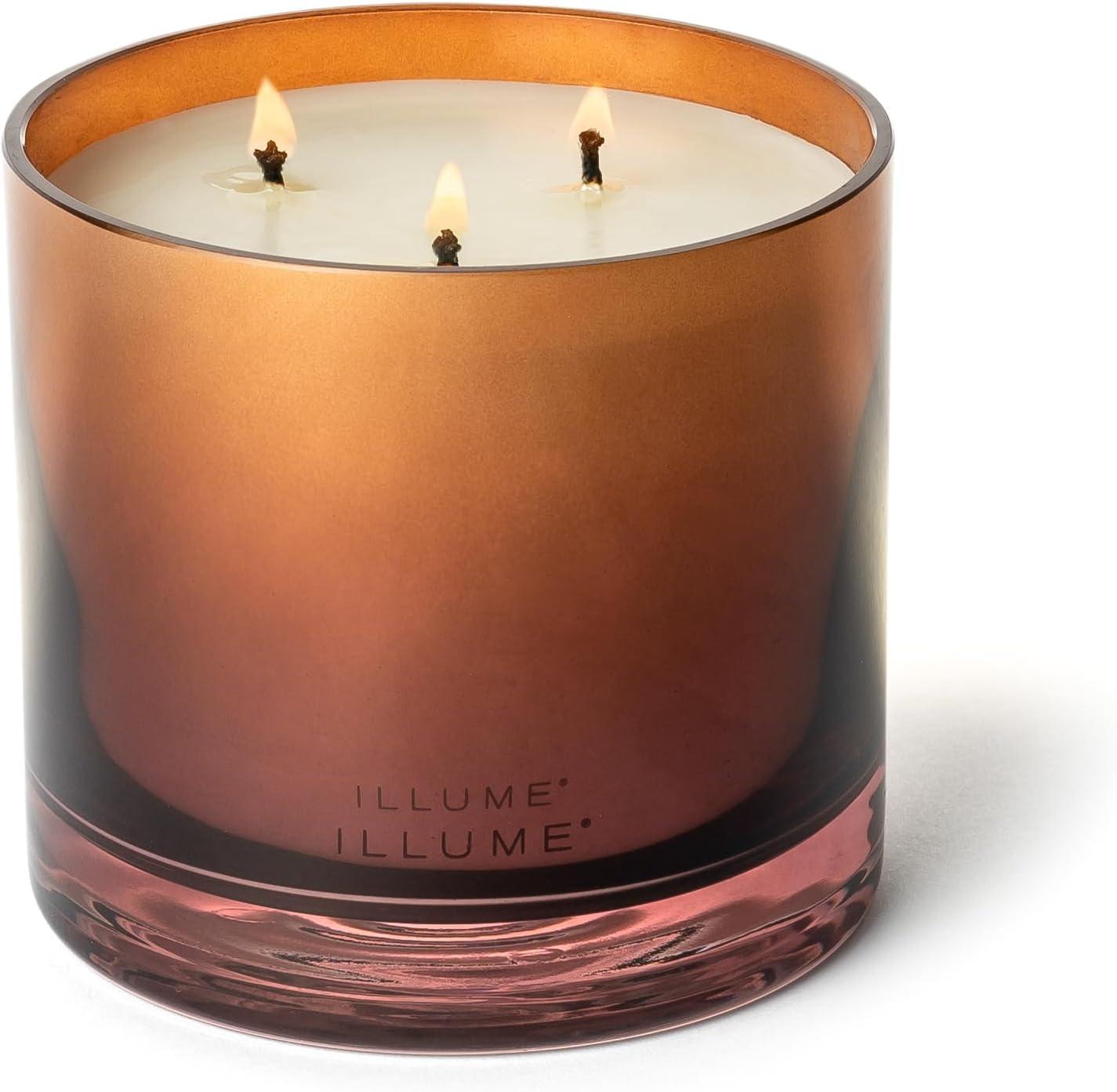 ILLUME Beautifully Done Essentials Terra Tabac Statement Glass Scented Candle