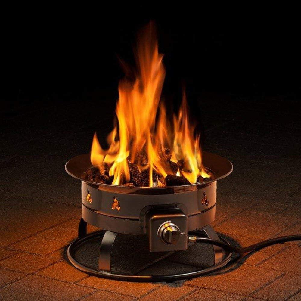 Heininger 5995 58,000 BTU Portable Propane Outdoor Fire Pit