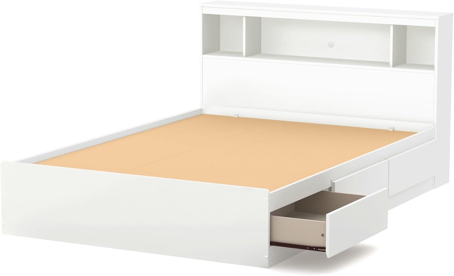 Reevo 3 Drawer Mate's & Captain's Bed with Bookcase by Southshore