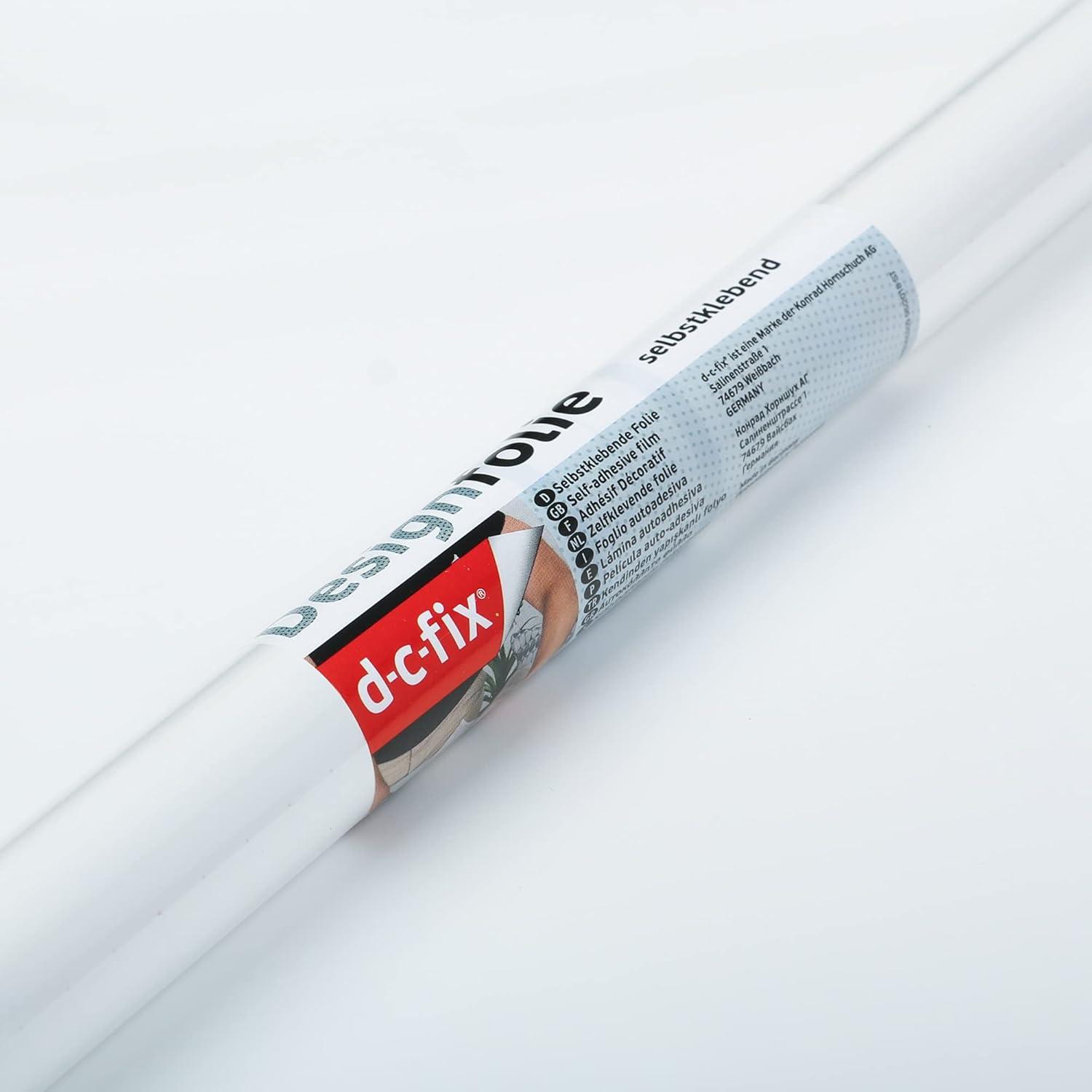 Dc-fix 346-0001 17 x 78 in. Decorative Self Adhesive Film, Matt White