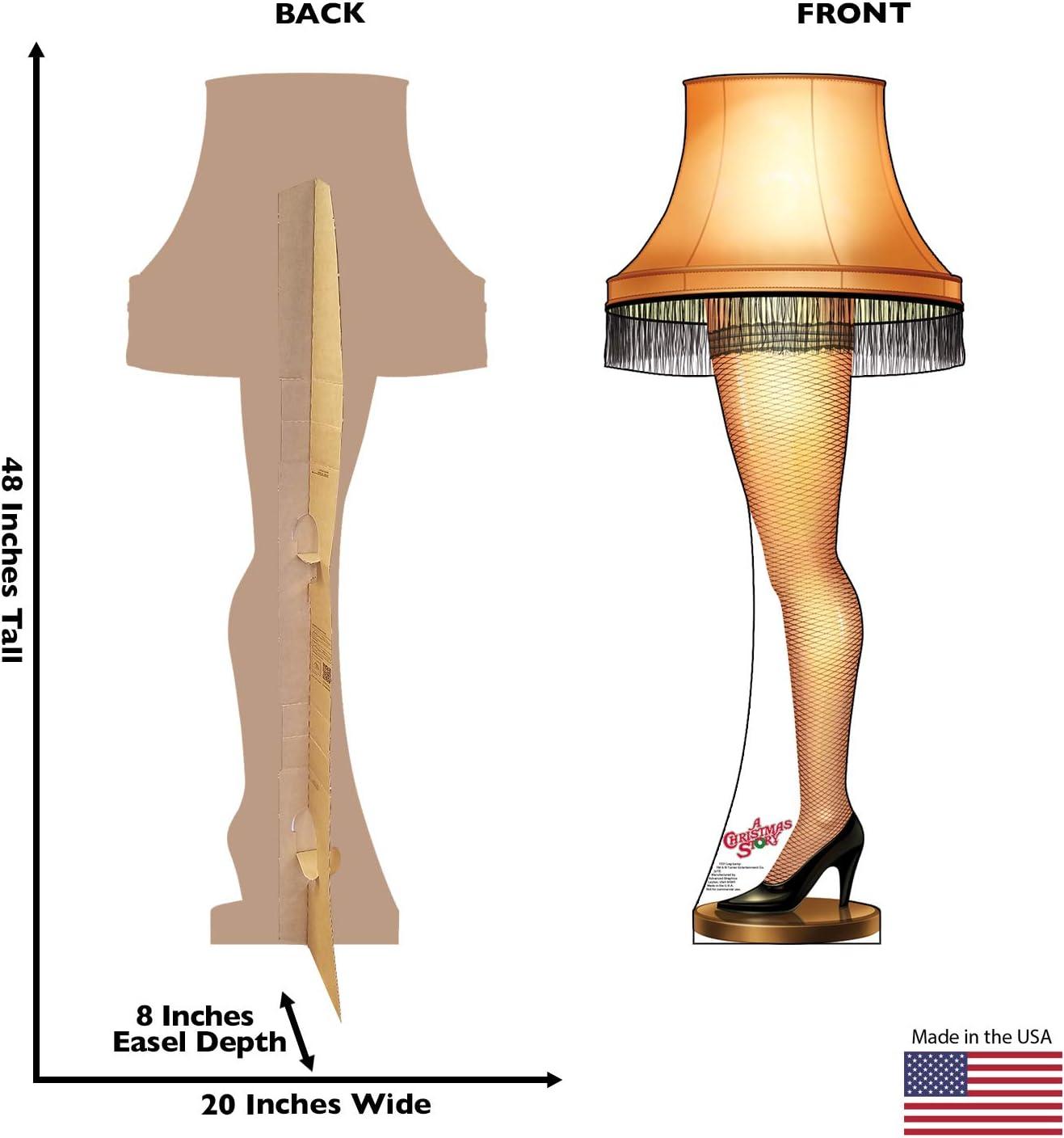 Life-Size Cardboard Standup of Leg Lamp from A Christmas Story