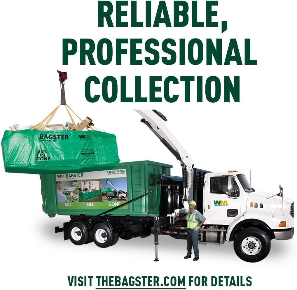 Waste Management Bagster Dumpster in a Bag Green