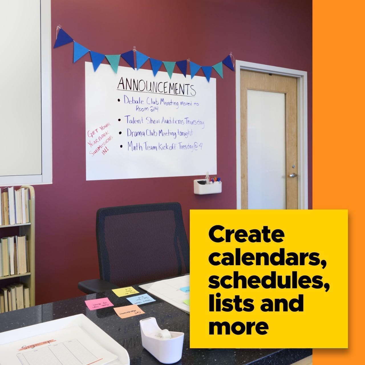 Post-it® Wall Dry Erase Small - 2' - 4' Whiteboard