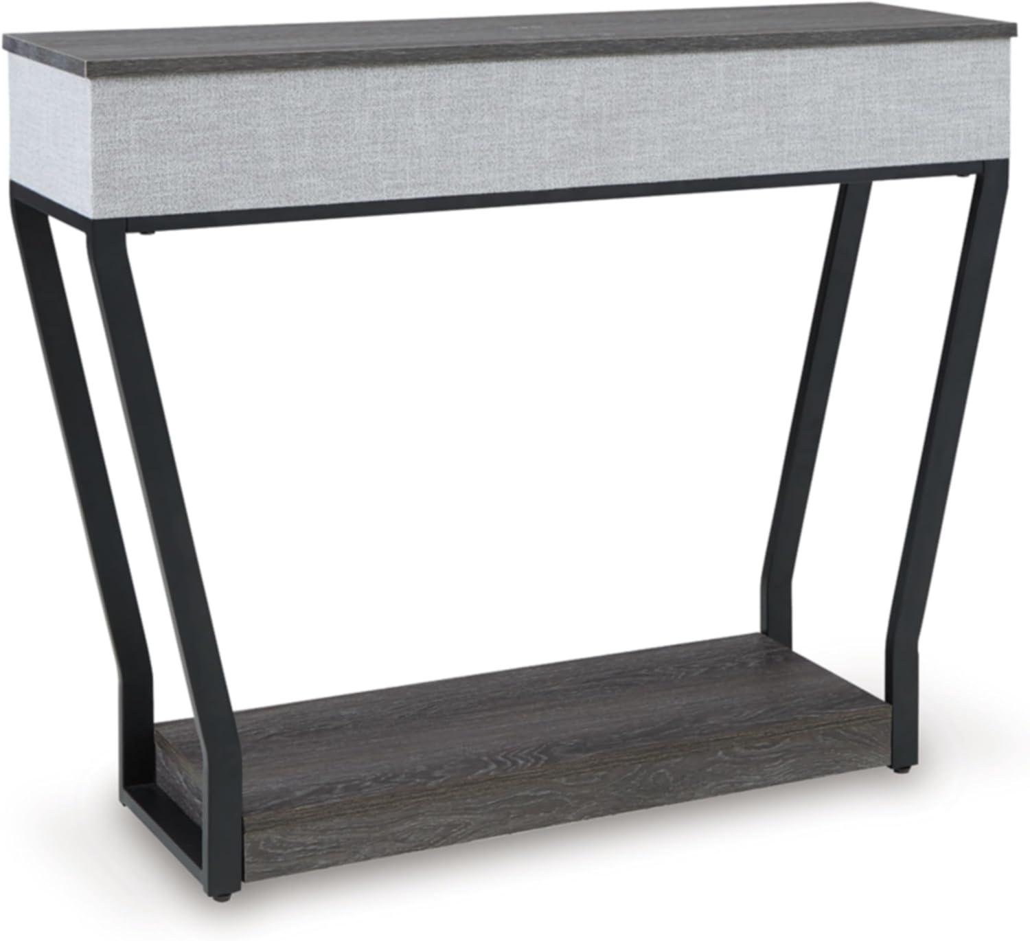 Signature Design by Ashley Sethlen Console Sofa Table, Gray & Black