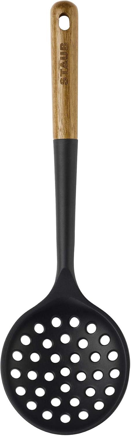 Staub 31 cm Silicone Skimming Ladle, Black