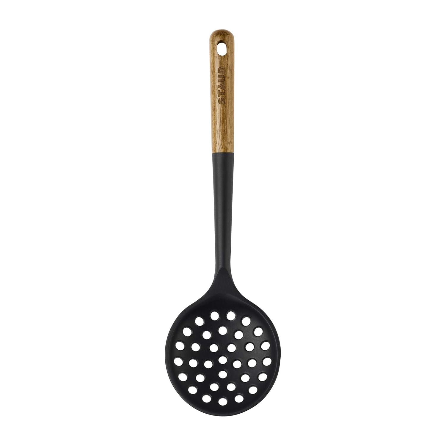 Staub 31 cm Silicone Skimming Ladle, Black