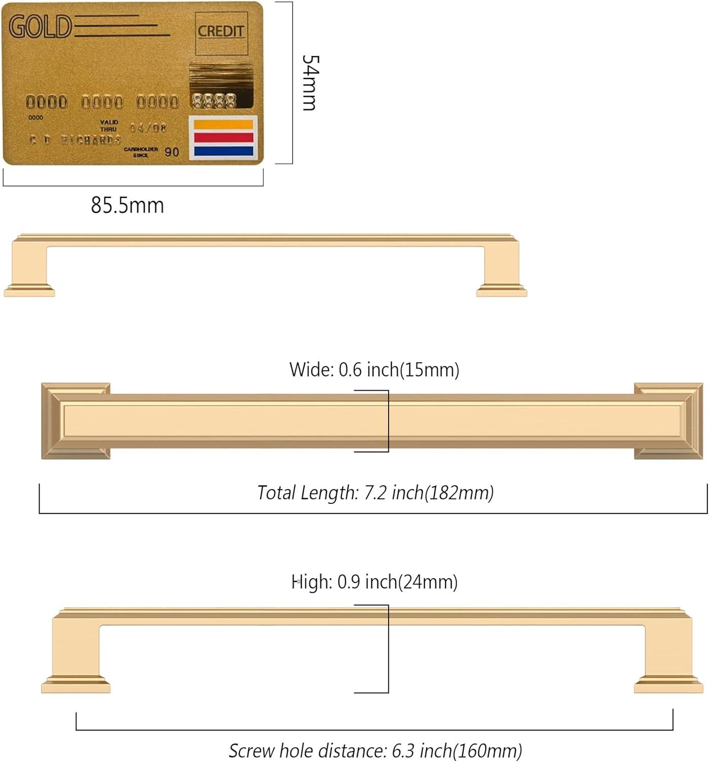 Bridgeport 6 5/16" Center Handle Pull Multipack