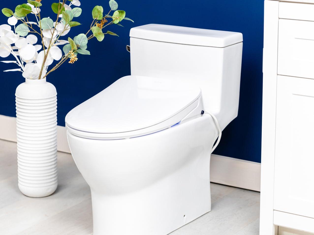 iX Pure Electric Bidet Seat for Round Toilets in White