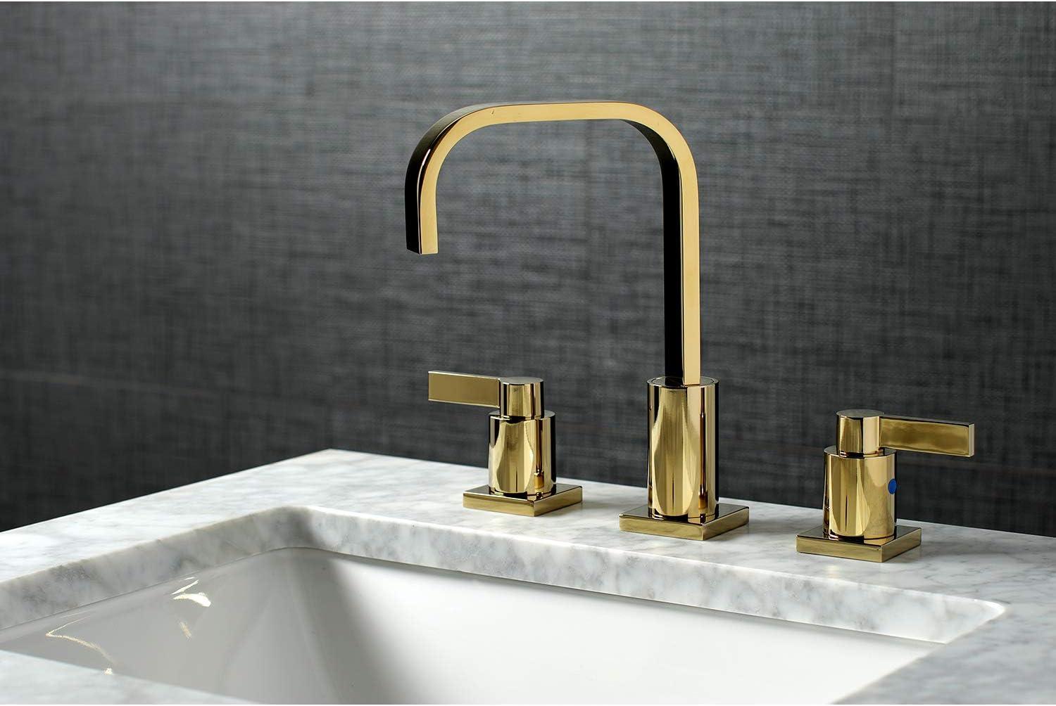 Nuvo Fusion Widespread Bathroom Faucet with Drain Assembly