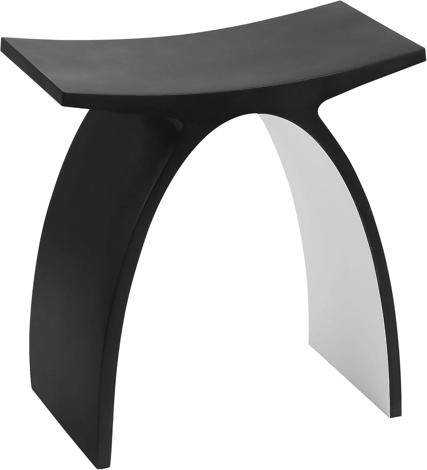 Ovale Solid Surface Accent Stool