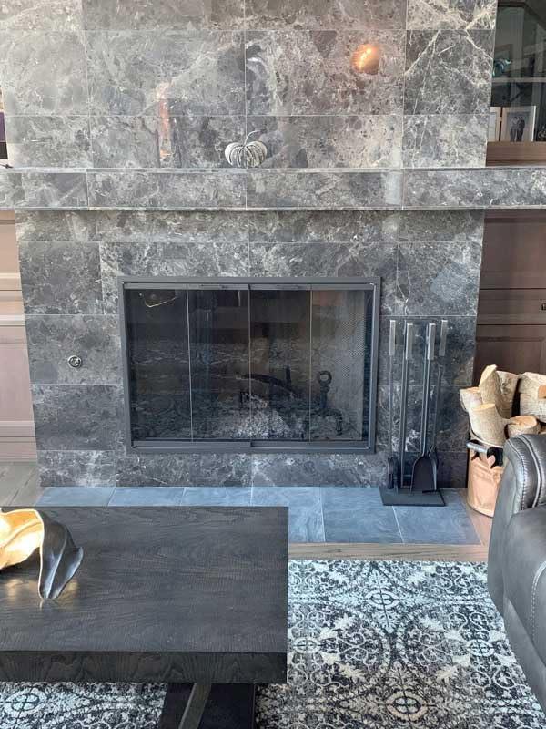 Modern 5-Piece Fireplace Toolset