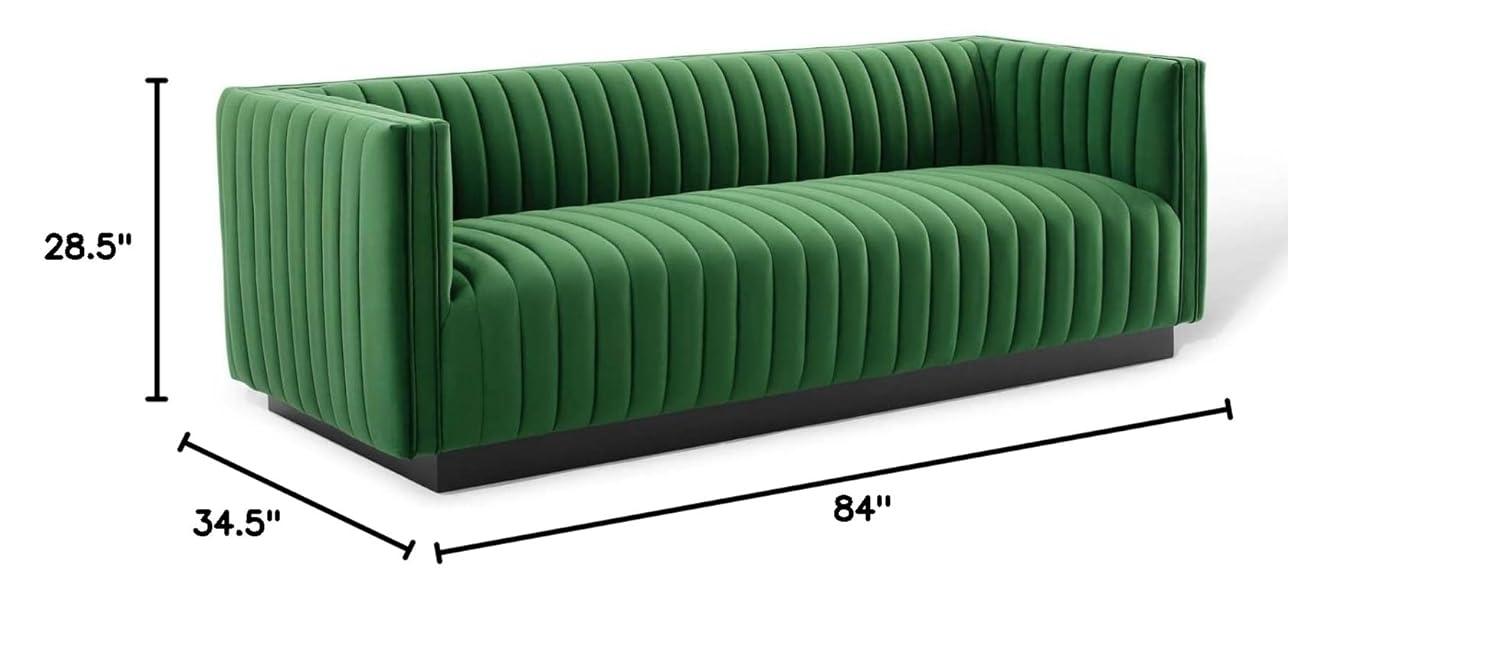 Fabric 84'' Reception Sofa
