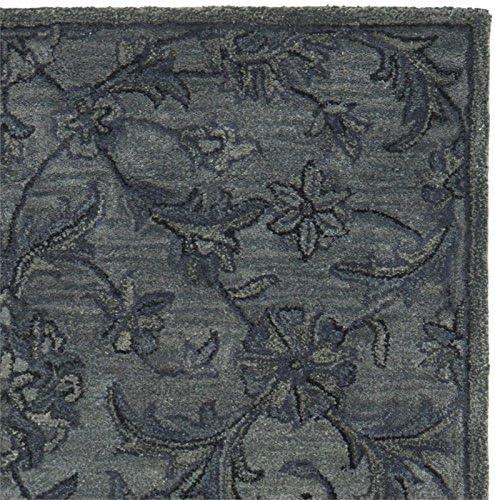 SAFAVIEH Antiquity May Floral Vines Wool Area Rug, Grey/Multi, 9'6" x 13'6"