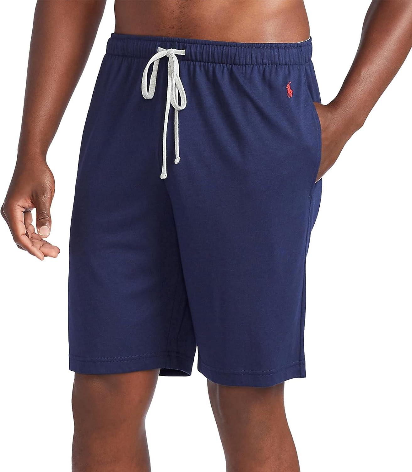 XL Navy Cotton-Modal Low Rise Sleep Shorts