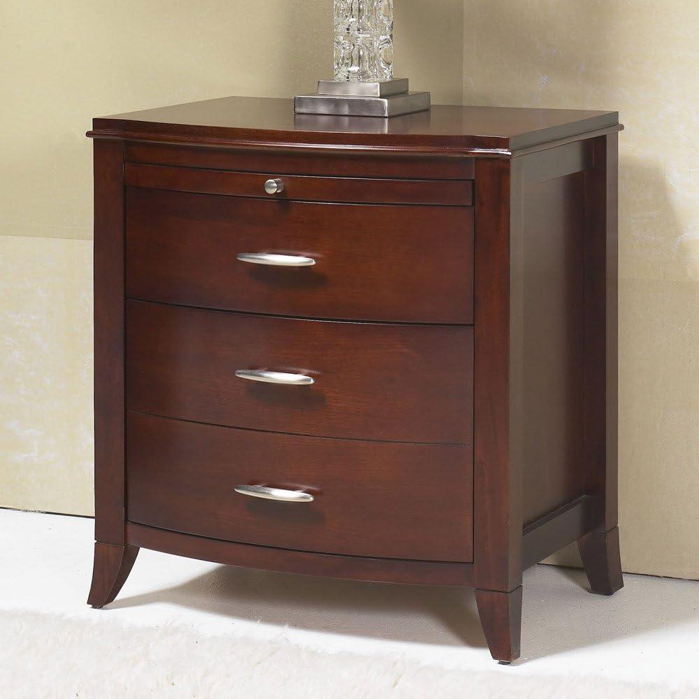Modus Brighton 2 Drawer Nightstand in Cinnamon