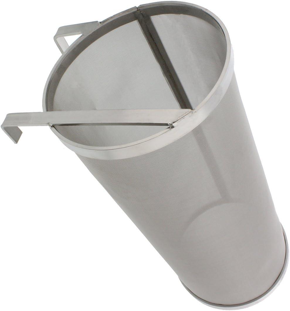 Brewing 6”x14” Inch Hopper Spider Strainer Stainless 300 Micron Hops Beer Filter