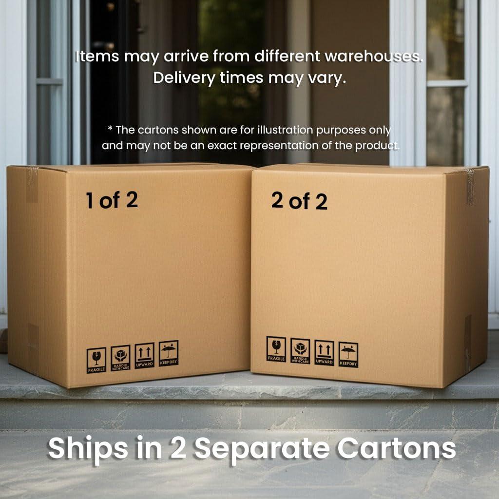 CITTANEO 24" Floating Modern Bathroom Vanity with 3-Hole Ceramic Sink in Walnut