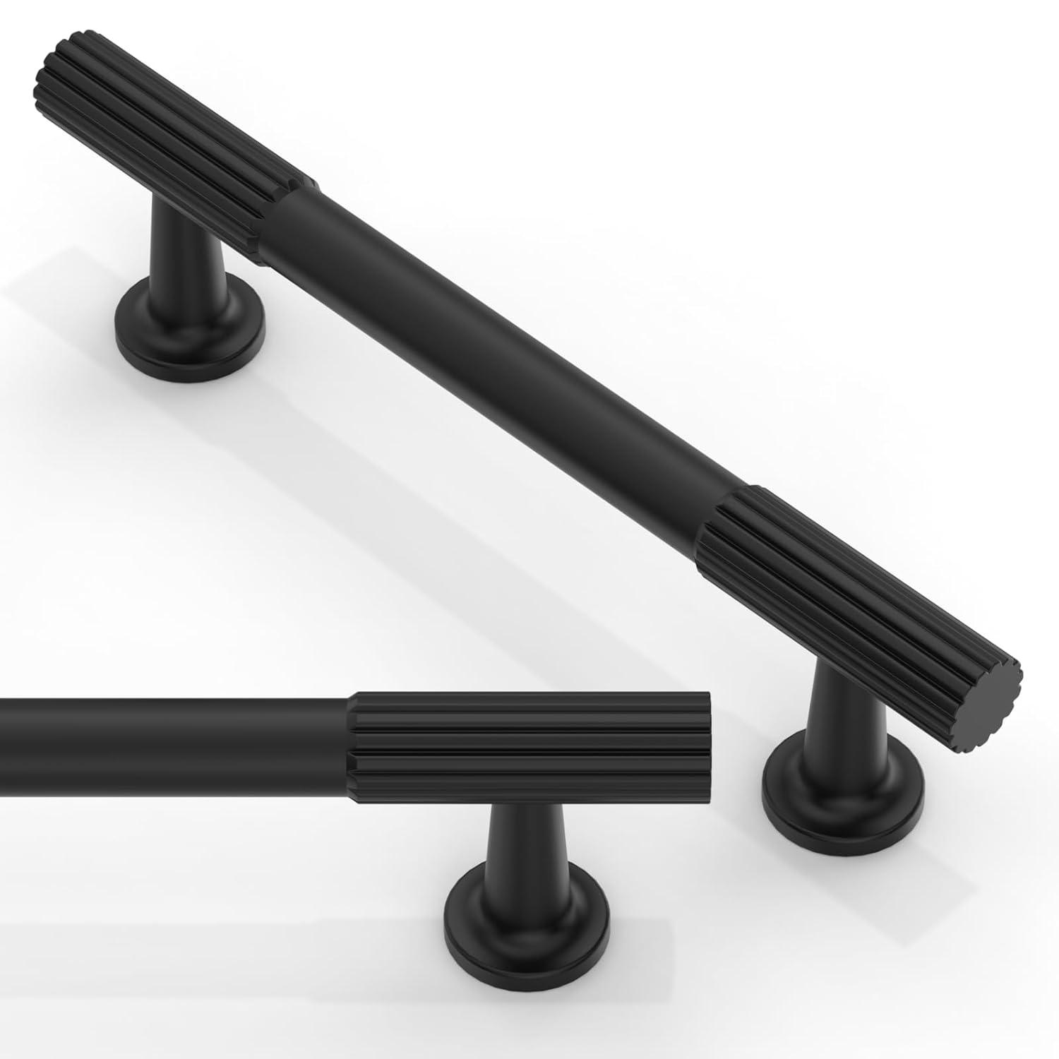 Piper Kitchen Handles, Solid Core Drawer Pulls for Cabinet Doors, 3-3/4" (96mm)