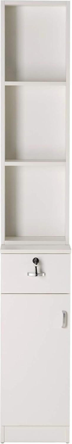 MCombo Locking Wall Mount Salon Styling Station Drawer Storage