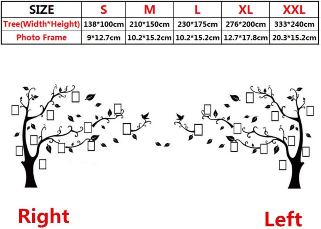Red Barrel Studio® 3D Tree Wall Stickers - DIY Photo Frame Tree Wall Decal Family Photo Frame Sticker Murals Wall Decor Living Room Bedroom TV Background Home Decorations