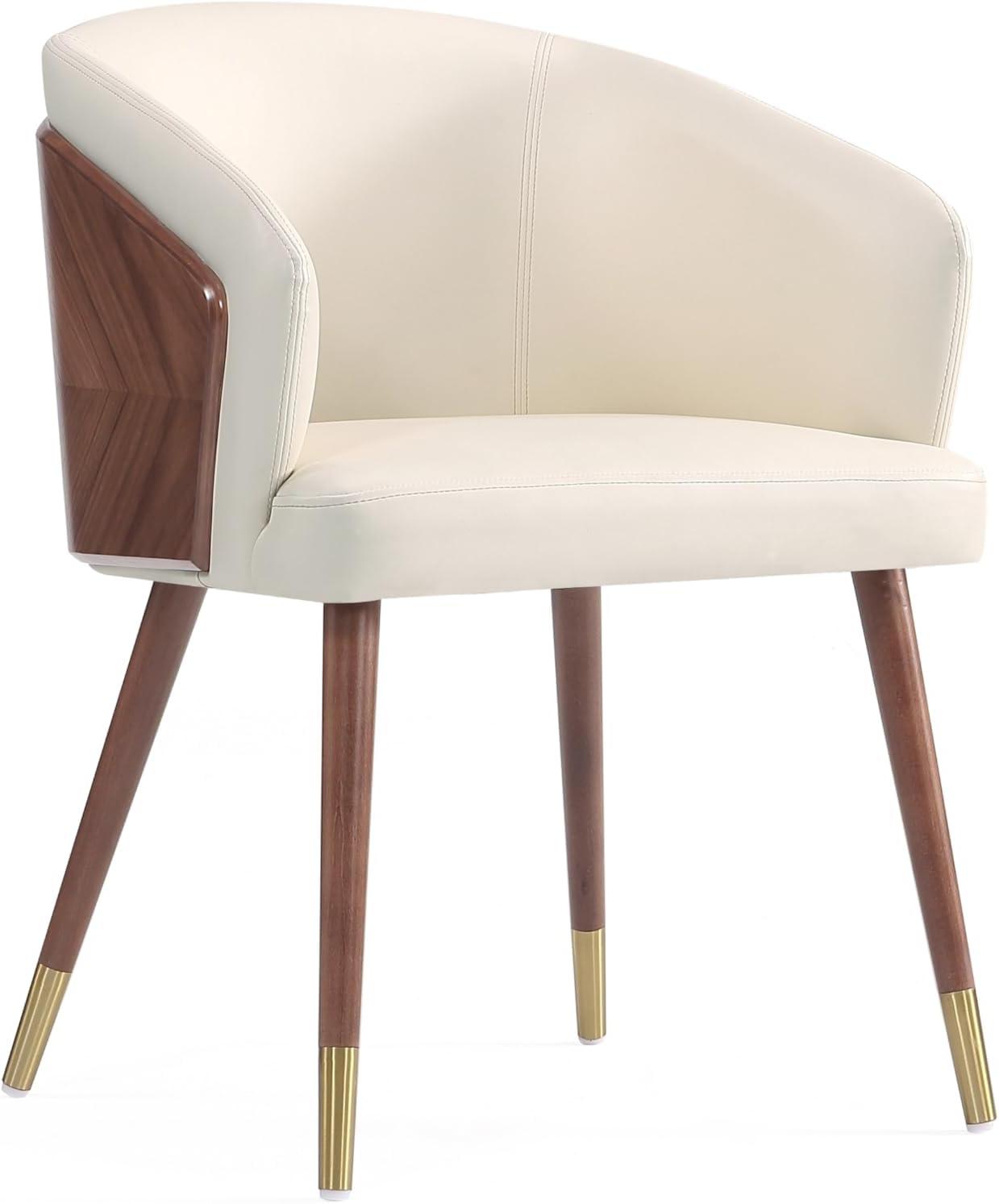 Reeva Modern Leatherette Upholstered Dining Chair - Manhattan Comfort