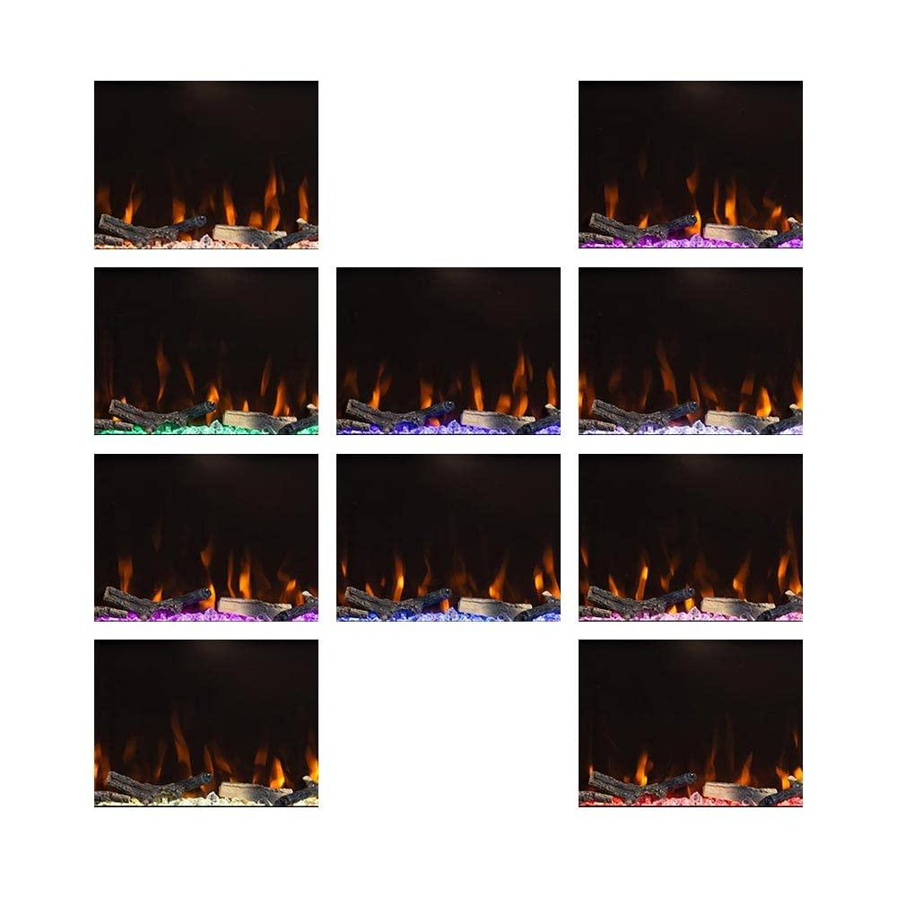 Modern Ember Emory Smart Electric Fireplace Tv Stand | 42” Firebox Heater | With Wi-fi App