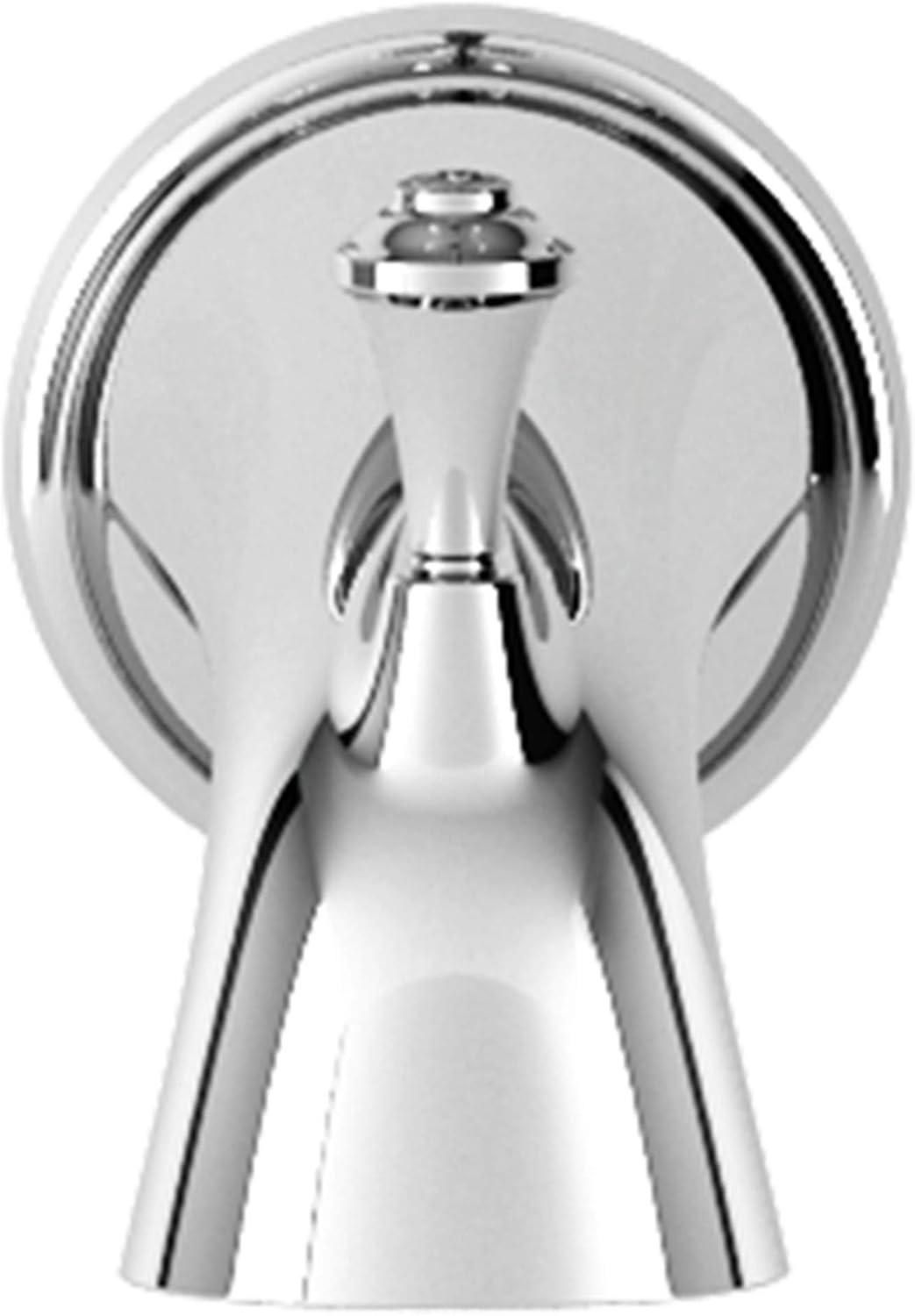 Polished Chrome Wall Mounted Diverter Tub Spout