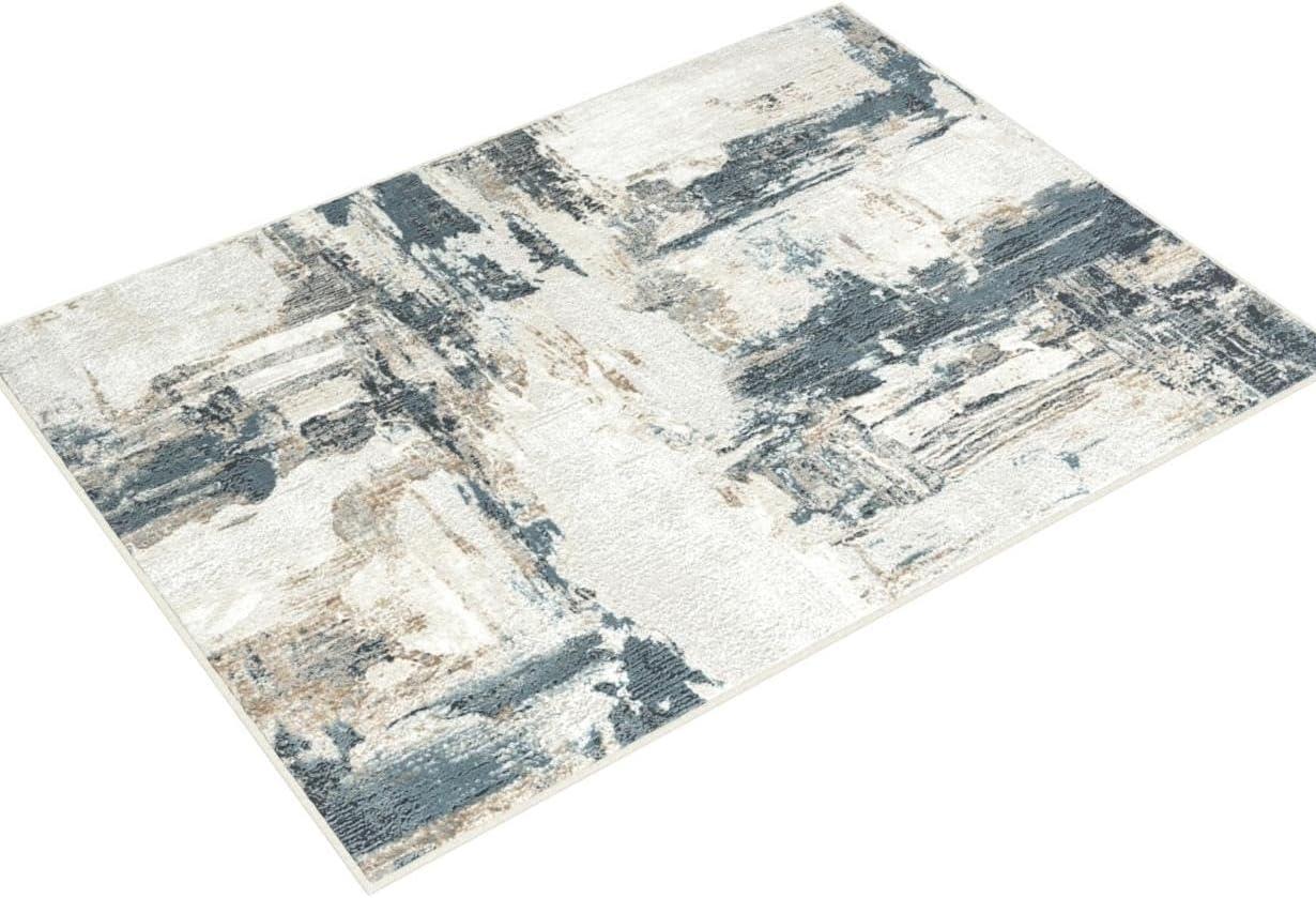 Luxe Weavers Distressed Abstract Area Rug