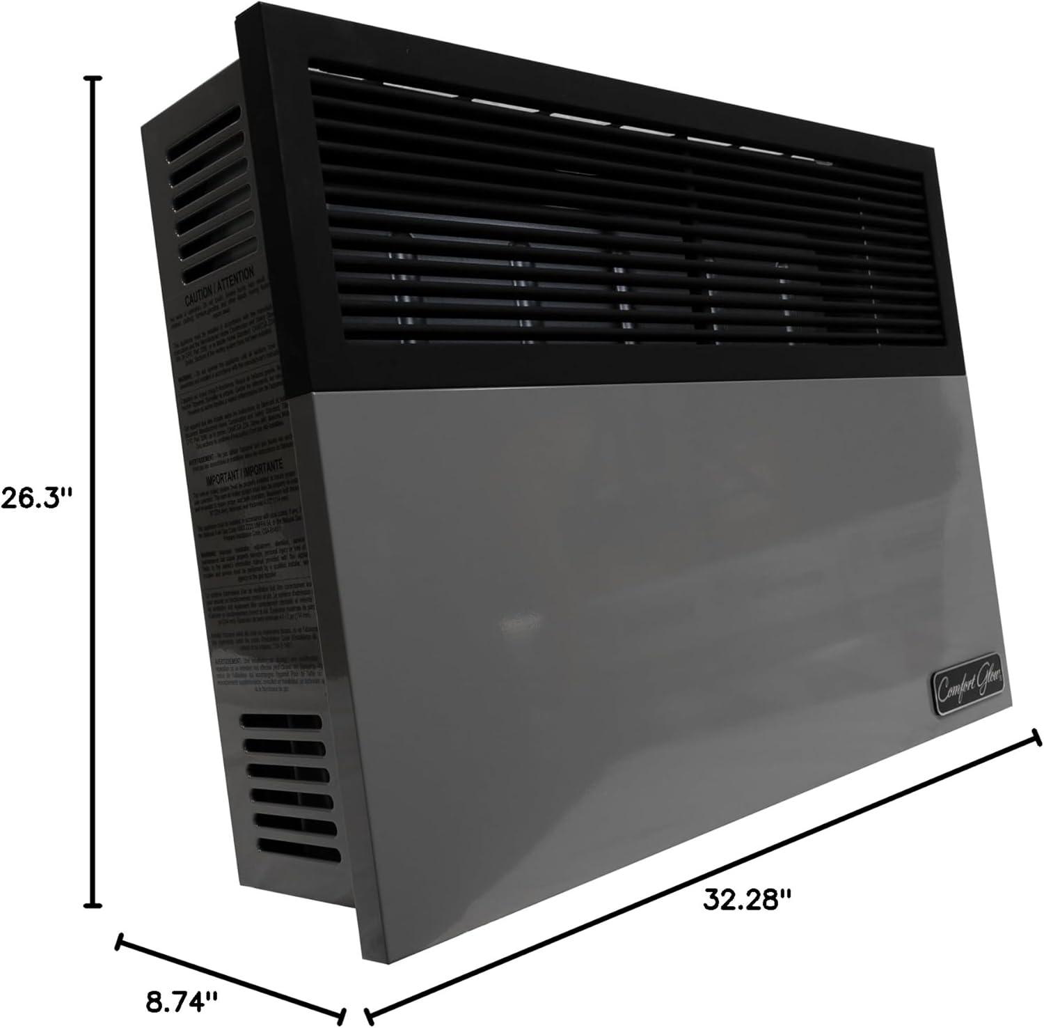 Comfort Glow Comfort Glow Direct Vent Natural Gas Heater, 25,000 BTU, Wall Mount, 825 Sq Ft - DVN25