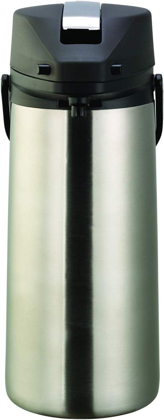 Service Ideas Stainless Steel 12.68 Cup Airpot with Lever Lid