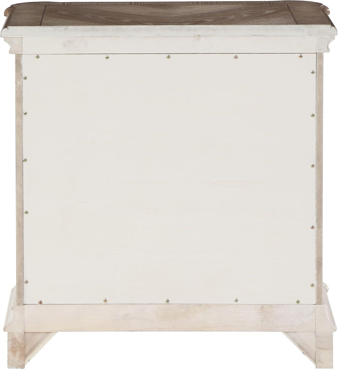 28&#34; Florian Nightstand Antique White Finish - Acme Furniture