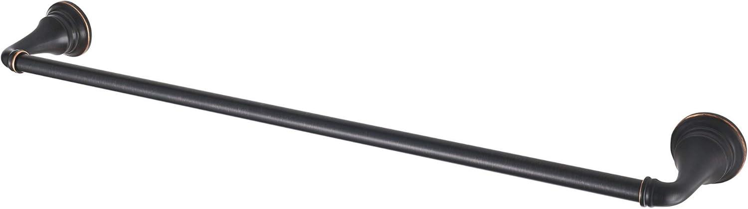 Antique Bronze 24-inch Industrial Wall Mounted Towel Bar