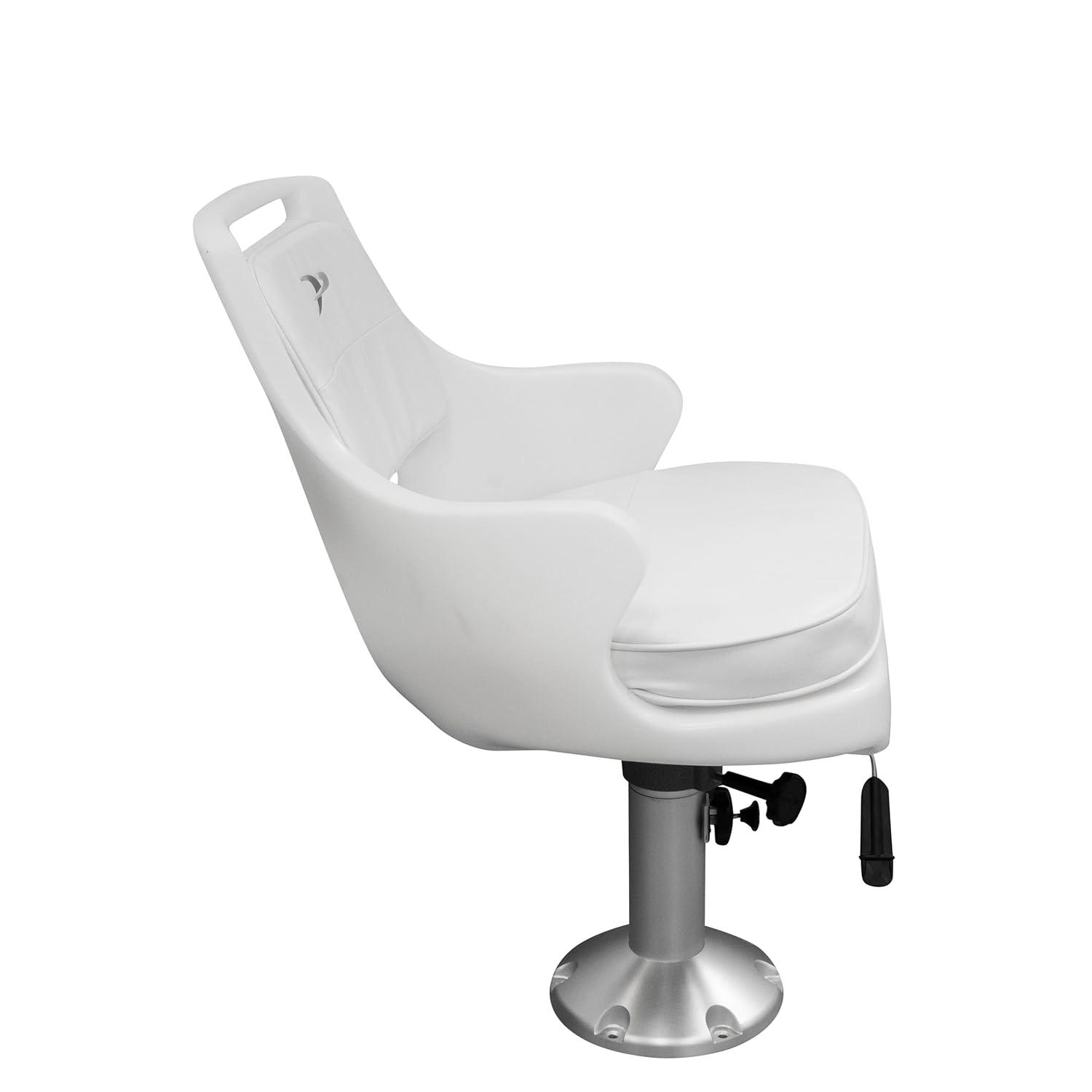 Wise 8WD015-6-710 Standard Pilot Chair with Cushions, Adjustable Height Pedestal and Seat Slide