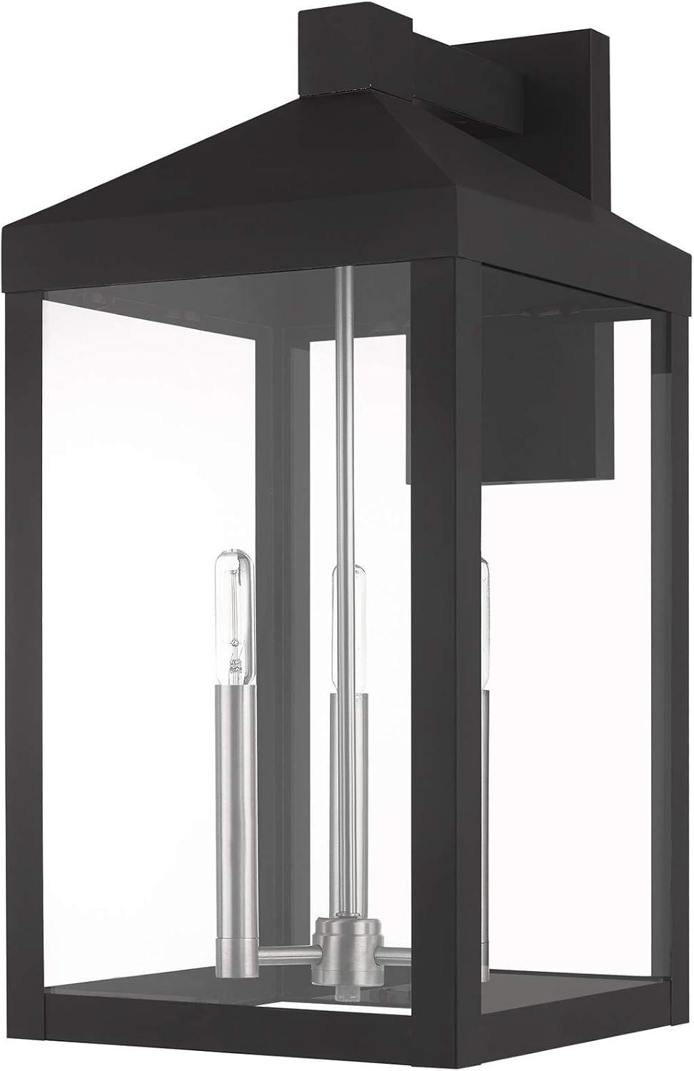 Livex Lighting Nyack 3 - Light Wall Light in  Black